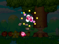 After ingesting enough fruit from the tree, a new Kirby appears