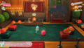 The interior of the Waddle Dee Cinema from Kirby and the Forgotten Land