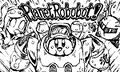 Miiverse illustration commemorating the release of Kirby: Planet Robobot