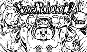 Artwork commemorating the release of Kirby: Planet Robobot