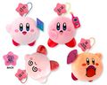 Fifth set of mascot plushies of various Kirbys, created for Kirby's 30th Anniversary