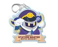"Station Master Meta Knight" keychain from the "Kirby Pupupu Train" 2018 events