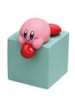 Kirby with Apple figure from the "Kirby: Fuchi ni Pittori" merchandise line, manufactured by Re-ment
