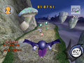 Meta Knight competing on the Celestial Valley course.