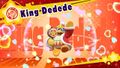 Dream Friend splash screen for King Dedede from Kirby Star Allies