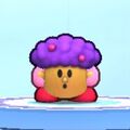 Kirby wearing the Whispy Woods EX Dress-Up Mask in Kirby's Return to Dream Land Deluxe
