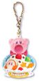 "Kagoshima / Polar Bear" keychain from the "Kirby's Dream Land: Pukkuri Keychain" merchandise line.
