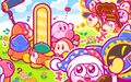 Illustration from the Kirby JP Twitter celebrating April Fools' Day