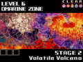 Selection screen for Volatile Volcano