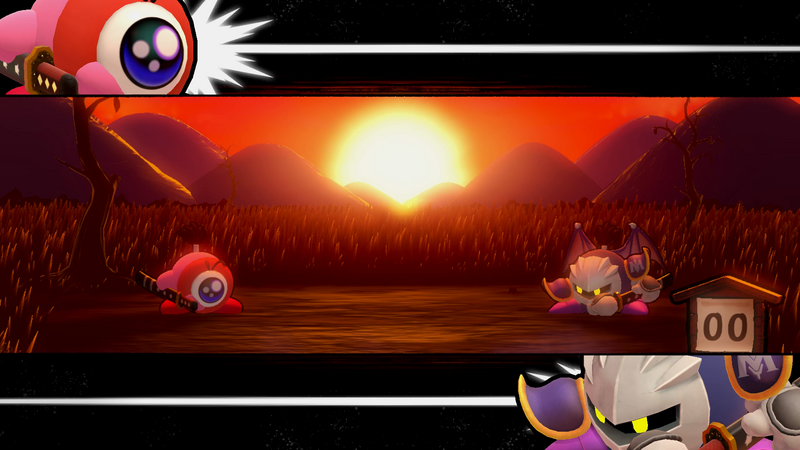 File:KRtDLD Samurai Kirby vs Meta Knight screenshot.png