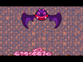 The Kirbys encountering Battybat in Green Grounds - Stage 4
