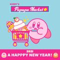 Artwork to celebrate New Year 2021 from Kirby's Pupupu Market