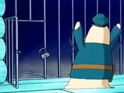 Chief Bookem finds the jail cell unlocked as Doron has escaped.