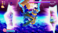 Magolor making use of dimensional rifts to assist in ramming Kirby