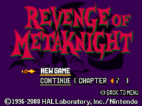 KSSU Revenge of Meta Knight Title Screen.png