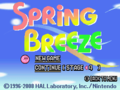 Spring Breeze title screen