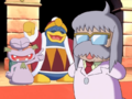 King Dedede and Escargoon confirm to Doctor Moro that they are not fit to be his assistants.