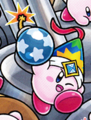 Bomb Kirby in Find Kirby!! (Battleship Halberd)