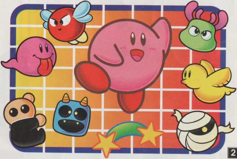 File:KBBa Kirby and Enemies artwork.png