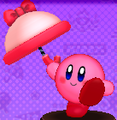 The Bouncy Umbrella in Kirby Battle Royale