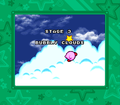 Intro cutscene, in Kirby Super Star