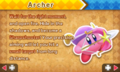 Pause subscreen from Kirby: Triple Deluxe