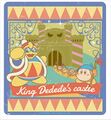 Castle Dedede Travel Sticker from the "Pupupu Train" merchandise line
