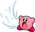 Kirby inhaling