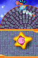 Kirby knocks away a Squeaker