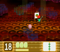 Adeleine paints Kirby a Maxim Tomato for the fight ahead.