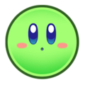 Green Kirby's icon from Kirby's Return to Dream Land Deluxe