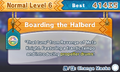 Boarding the Halberd stage select