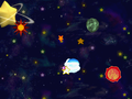 Planet Skyhigh on the map screen in Kirby Super Star Ultra