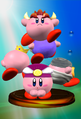 Kirby Hat 3 trophy from Super Smash Bros. Melee