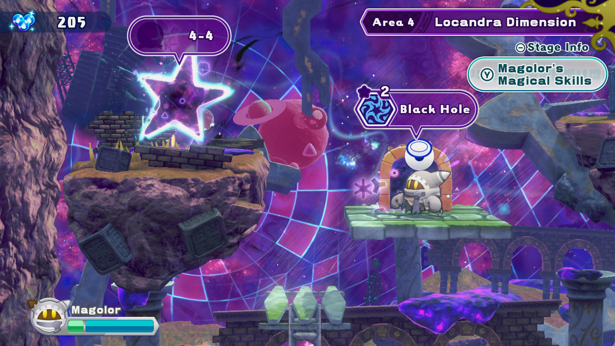 Locandra Dimension - Black Hole Stage - WiKirby: it's a wiki, about Kirby!