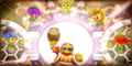 Dededetour! credits picture of King Dedede posing after freeing the People of the Sky