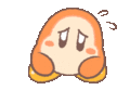 LINE animated sticker from "Kirby's Puffball Sticker Set"