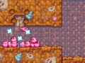 The Kirbys unlock the stage's shortcut, leading to the Battybat encounter