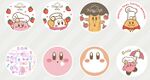 Kirby Cafe Cafe au lait art designs Hakata 2020.jpg
