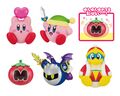 "Volume 2" figurines from the "Yura Yura Mascot" merchandise line, featuring Sword Kirby