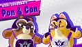 Splash Card of Pon & Con from Kirby Star Allies