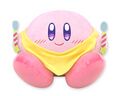 Big Kirby plushie from the "Kirby Happy Morning" merchandise line (2024)
