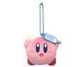 Small mascot plush of Kirby with a popsicle tag