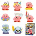 Mascot figurines of Kirby and Meta Knight based on Kirby: Right Back at Ya! by Takara Tomy A.r.t.s.