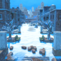 Nintendo Switch Online profile icon background, depicting Northeast Frost Street