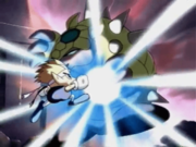 Knuckle Joe battles the monsters.
