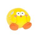 Plushie of Kirby with the Keeby Yellow color from the "Kirby's Gourmet Festival" merchandise line, by San-ei