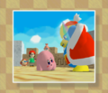 King Dedede stopping Kirby from collecting the shard