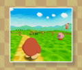 Cutscene where Kirby invites Waddle Dee to come along on his journey