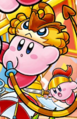 Whip Kirby with the Whippy Hat headgear in Find Kirby!! Full of Kirby
